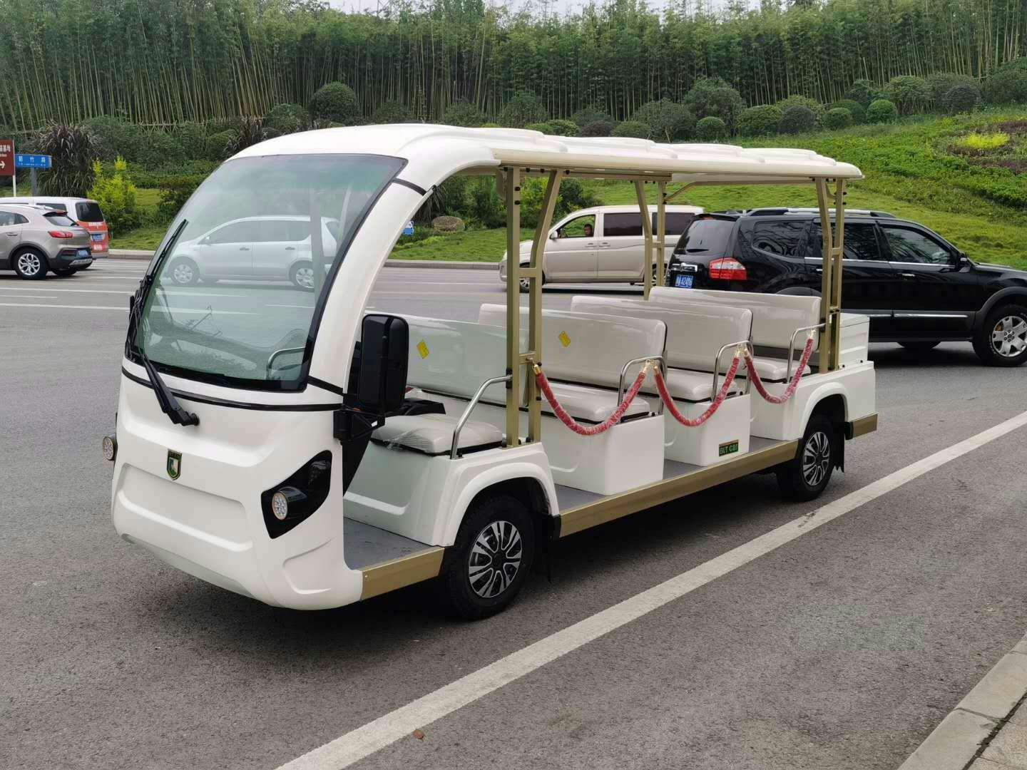 四川电动观光车楼盘看房车出售