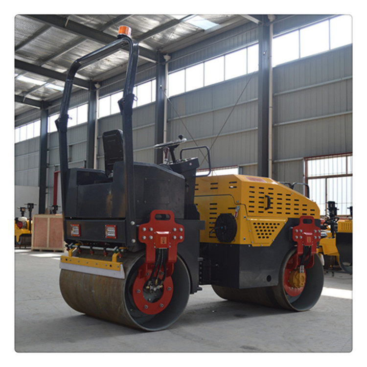 3吨压路机 1米2振动压实钢轮 驾驶型光轮压路机 小型座驾压路机