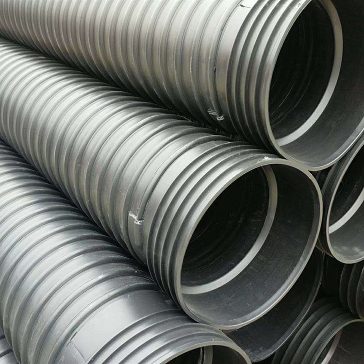 钢带增强聚乙烯螺旋波纹管 市政下水道排污管 乙烯波纹管厂家
