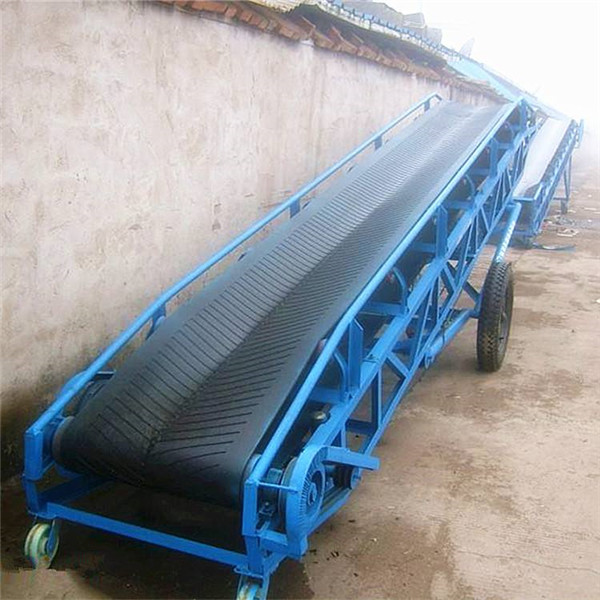水泥袋码垛带式输送机化肥装车输送带ljxy双向升降皮带输送机