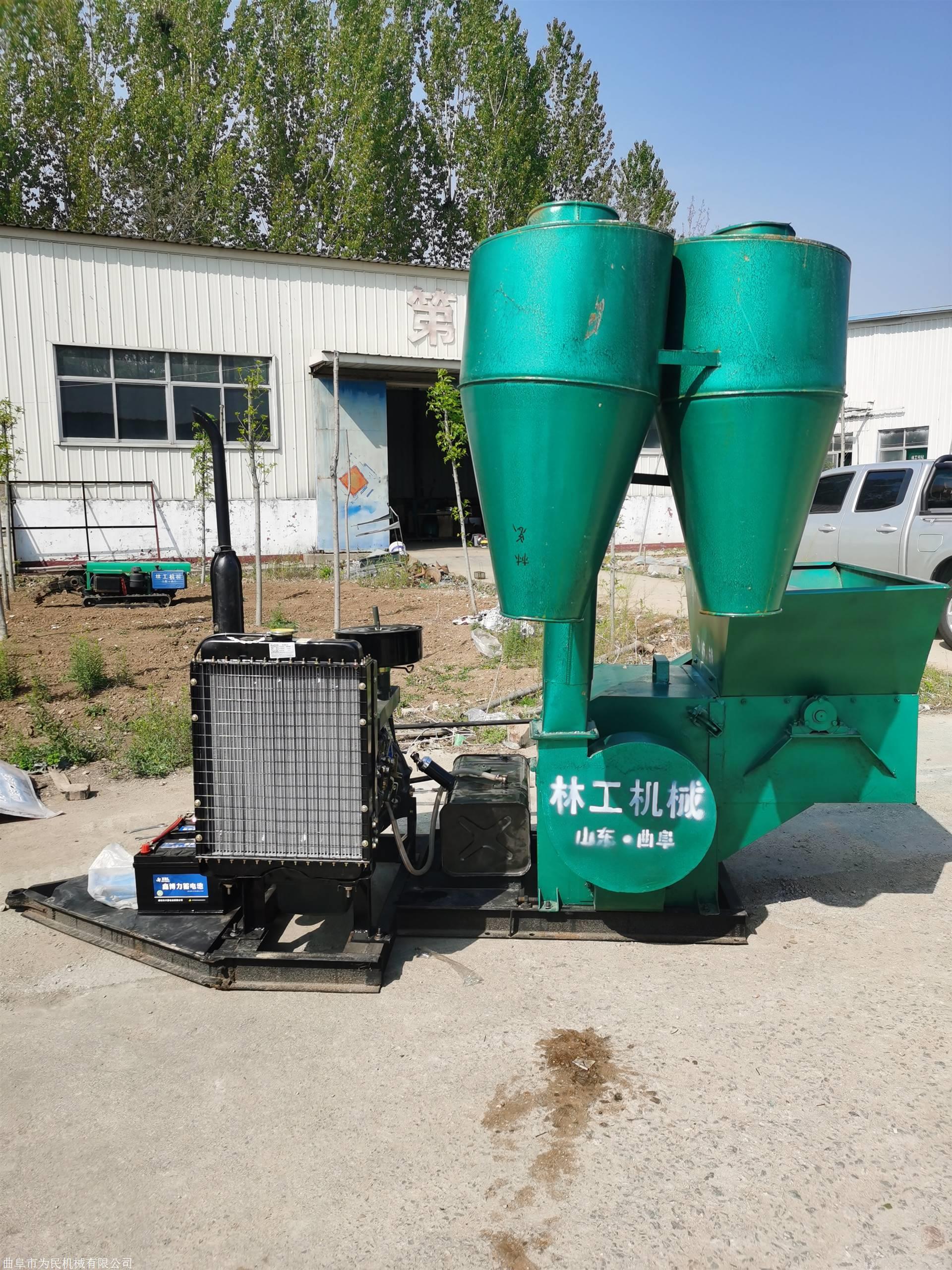 猪饲料打糠机 除尘花生秧粉碎机 柴油电动秸秆草粉机