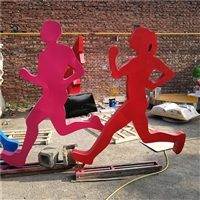 不锈钢运动人物雕塑 校园体育主题雕塑