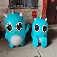 佛山创意卡通动物雕塑 坐凳玻璃钢造型 商场长椅摆件