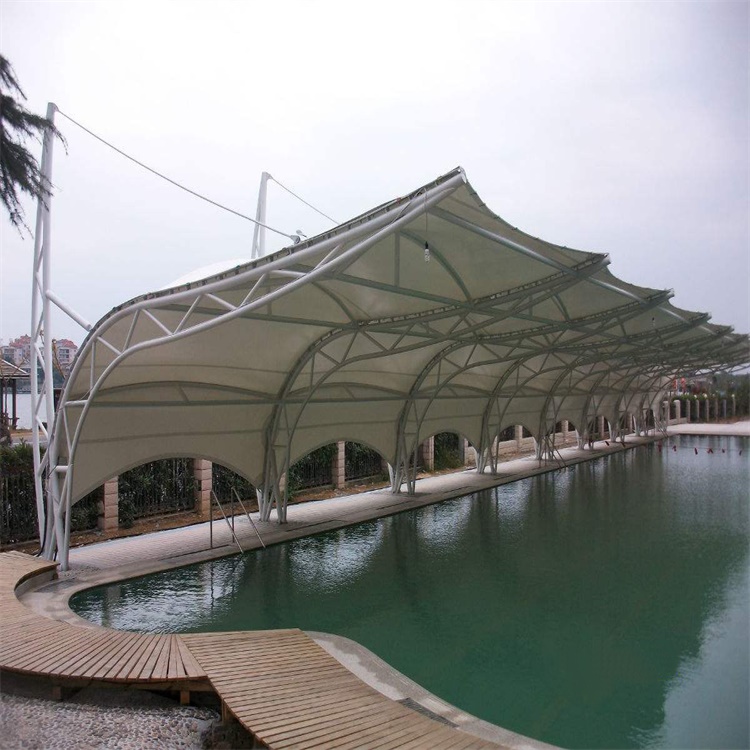 张拉膜游泳池膜结构 水上乐园泳池膜结构 结实耐用