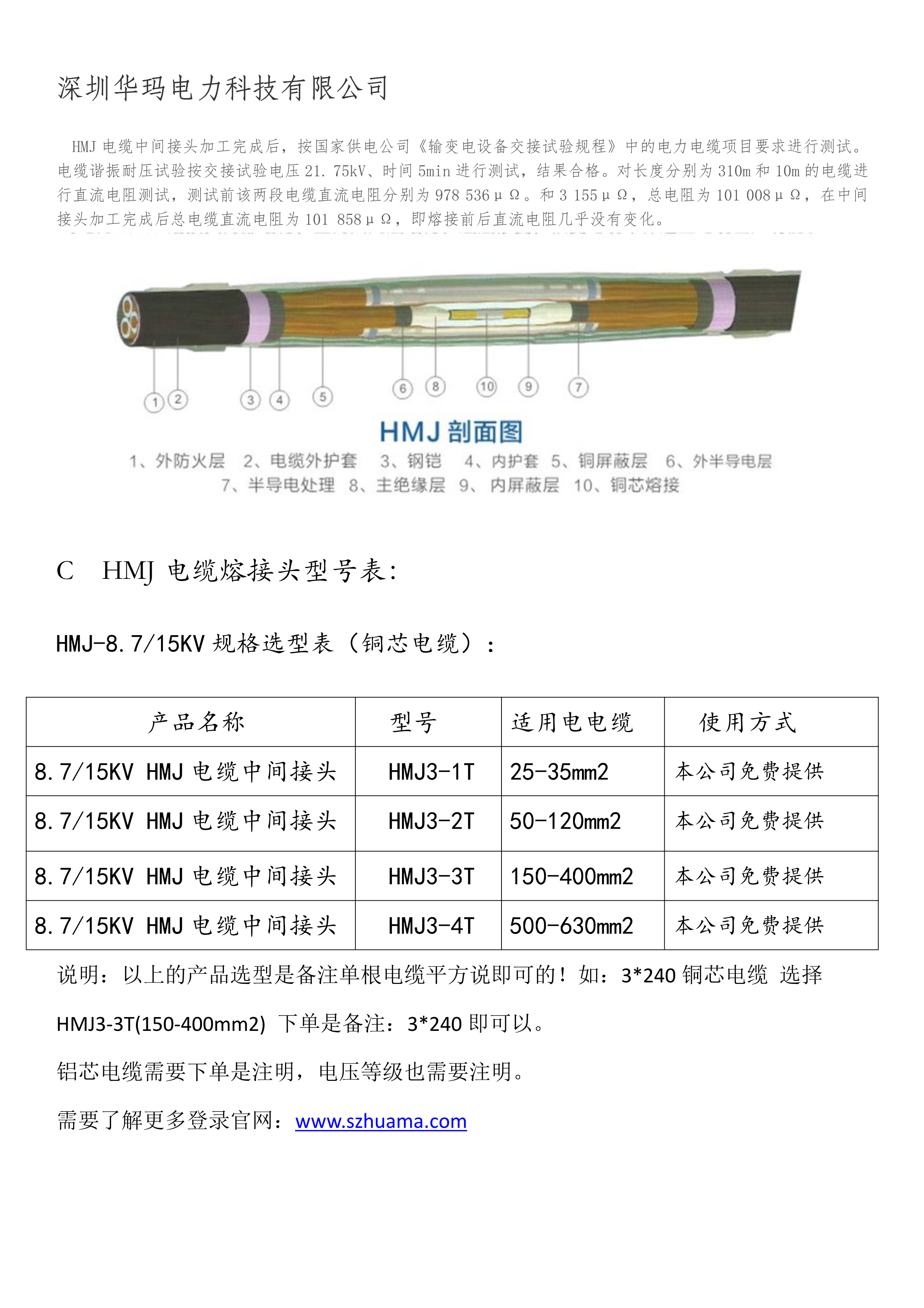 mmj电缆熔接头mmj超高压电缆中间熔接头