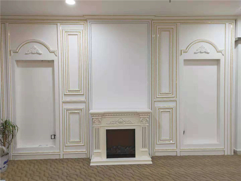 厂家批发pu石膏线异性石膏线描金石膏线别墅用石膏线