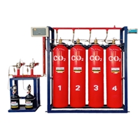 柜式七氟丙烷自动灭火设备 气体灭火系统 音像制品库房灭火装置