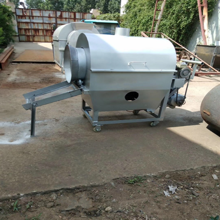 50斤小型电加热炒货机价格 电加热炒豆机 不锈钢多功能 炒芝麻机