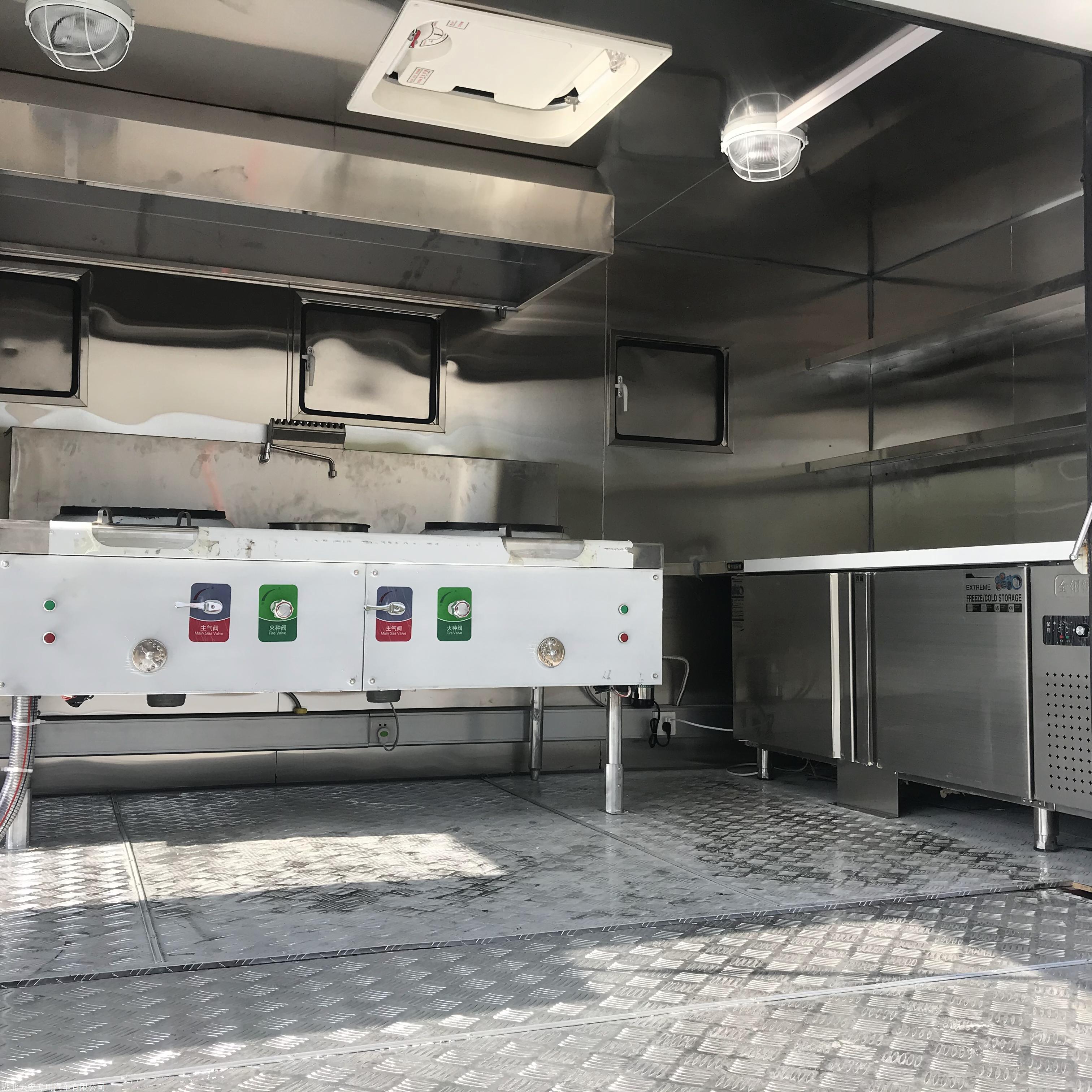 餐车工厂店 合法定制改装流动厨房餐车
