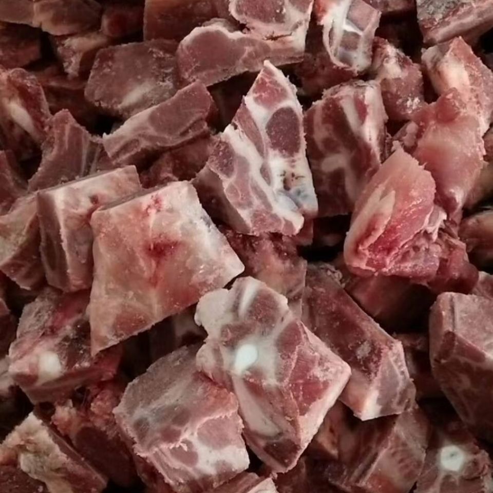 新鲜冷冻多肉排骨粒饭店食堂供应排骨粒排骨块红烧排骨