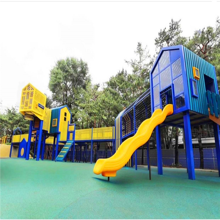 户外大型室外组合滑梯定制博美游乐设施社区改造