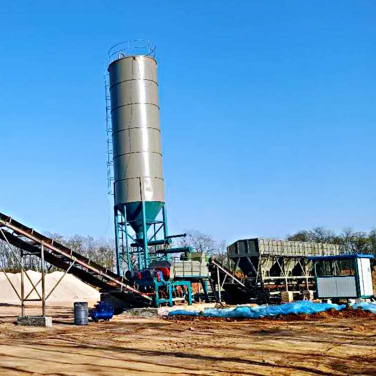 新疆新款600型水稳拌合站 电脑计量 搅拌均匀