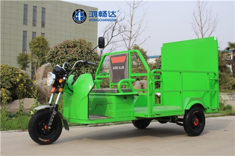 电动垃圾清运车 电动三轮四桶车 适用于城镇街道车站工厂