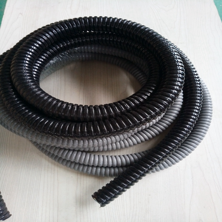 304不锈钢阻燃包塑蛇皮管重型加厚包塑金属软管