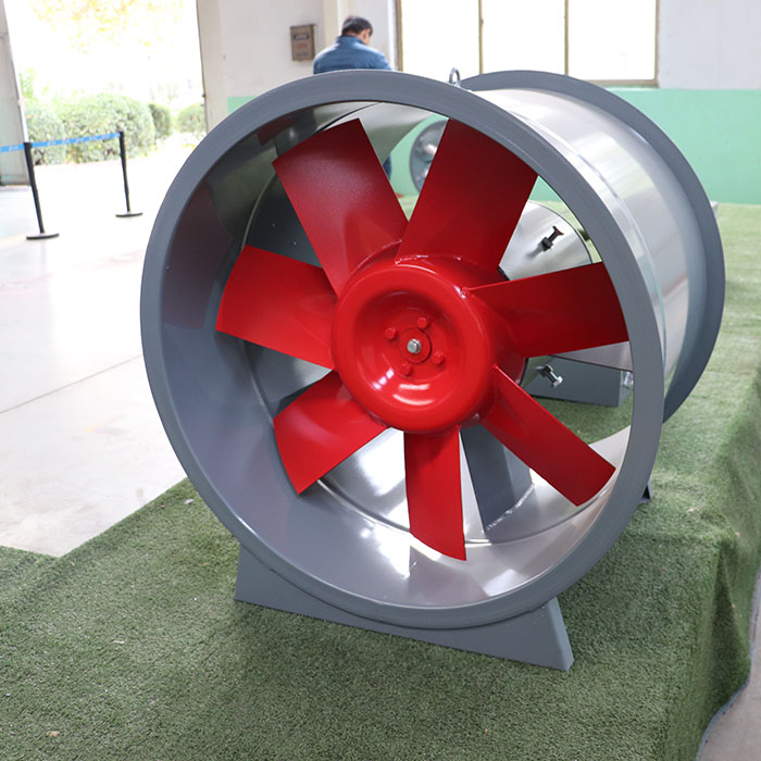 地下车库消防排烟风机直销碳钢swf玻璃钢混流风机
