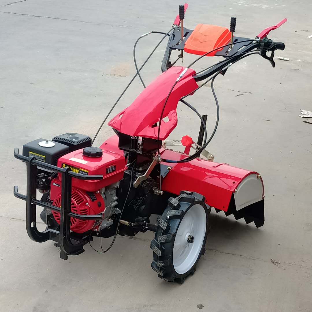小型微耕机报价 柴油四驱微耕机旋耕机 小型开沟起垄覆膜机