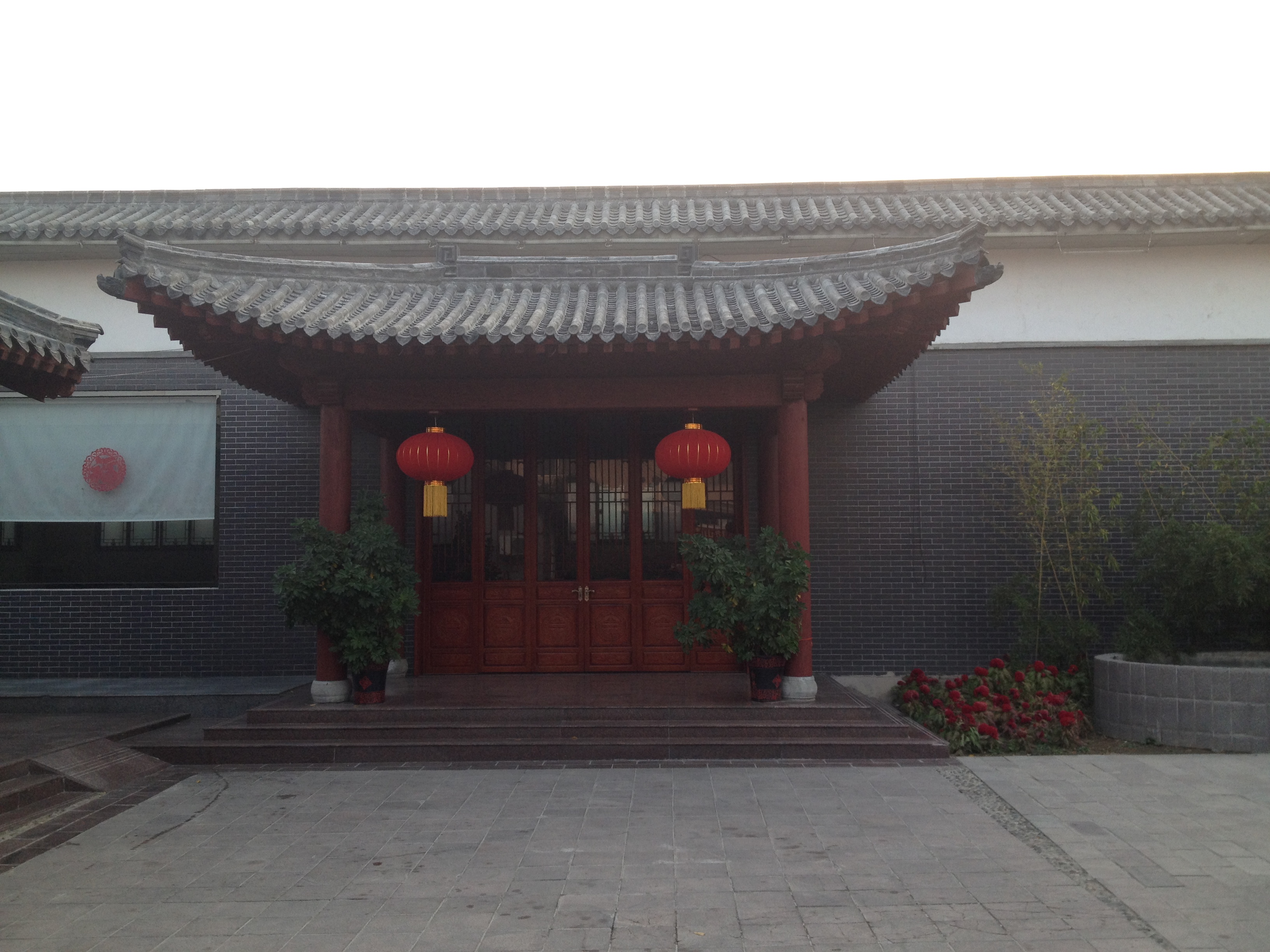 仿古屋檐门头设计农村大门门头设计