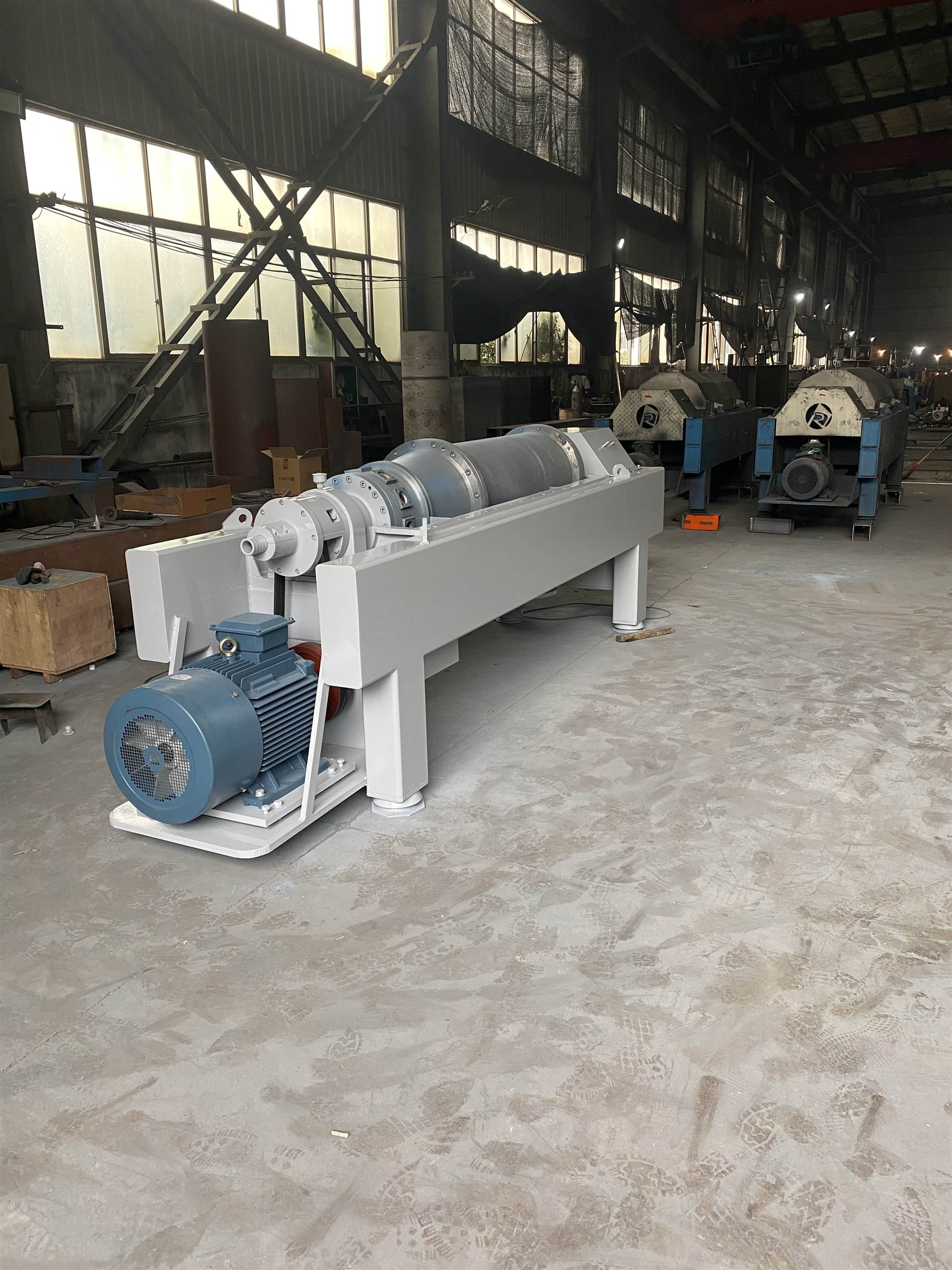 河道清淤污泥脱水设备 下水道污泥脱水离心机 卧螺离心机