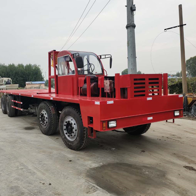 11米加长平板四不像带侧翻带大架后出四驱四不像