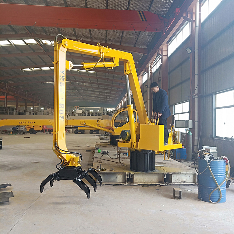 折臂抓木机 全液压抓钢机 电动抓木机 小型抓木机 固定抓钢机