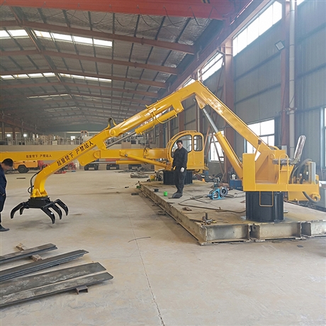 来图定制电动抓木机抓钢机报价小型抓草机