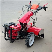 批发176柴水冷四驱微耕机 带转向家用小型翻地机