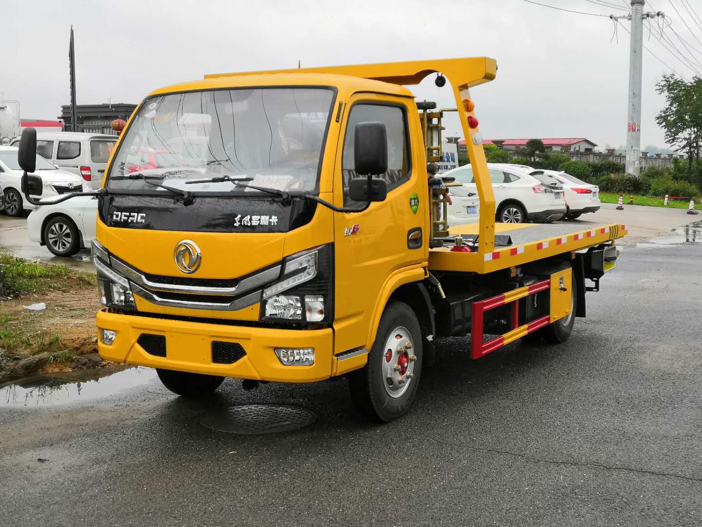 国六东风一拖一清障救援车优惠促销