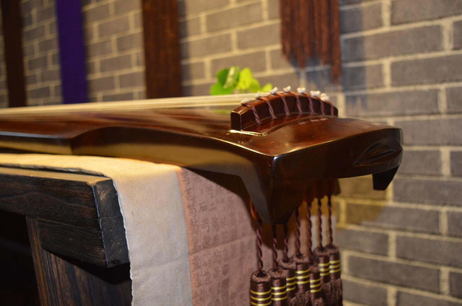 伏羲式桐木古琴初学者成人入门练习生漆演奏琴仲尼式七弦纯手工琴