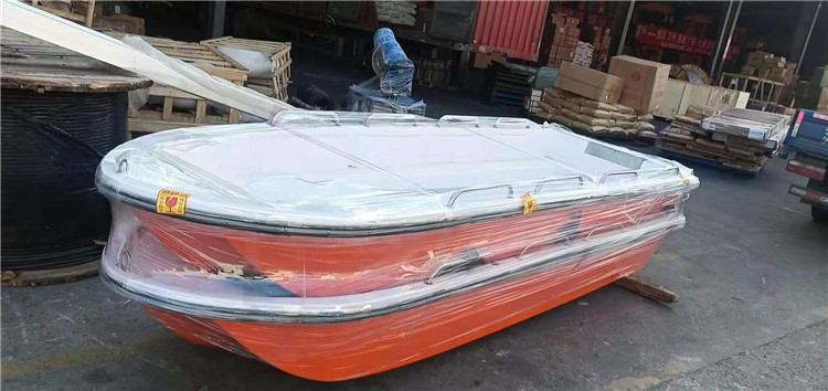 救灾快艇海岬玻璃钢船防汛玻璃钢冲锋舟hj400