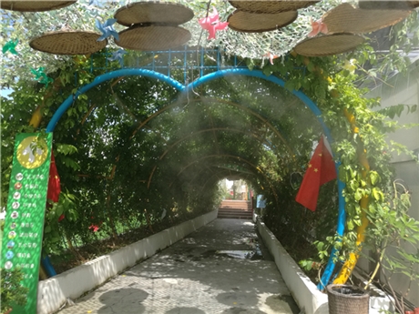 深圳天空農(nóng)莊親子樂園噴霧降溫
