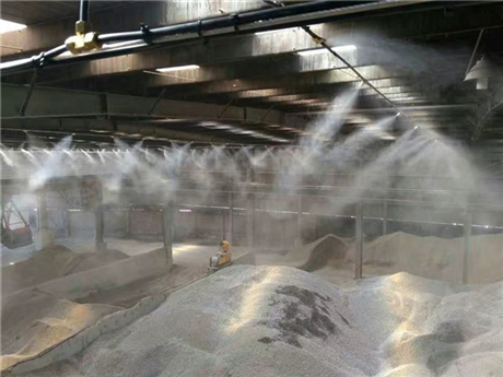 太原混凝土沙石料倉高壓噴霧除塵