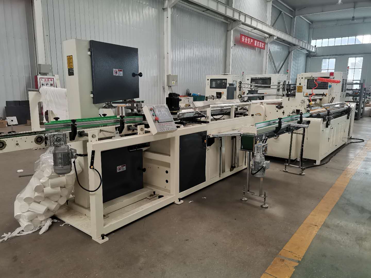 中顺科技卫生纸复卷机全自动卫生纸生产线