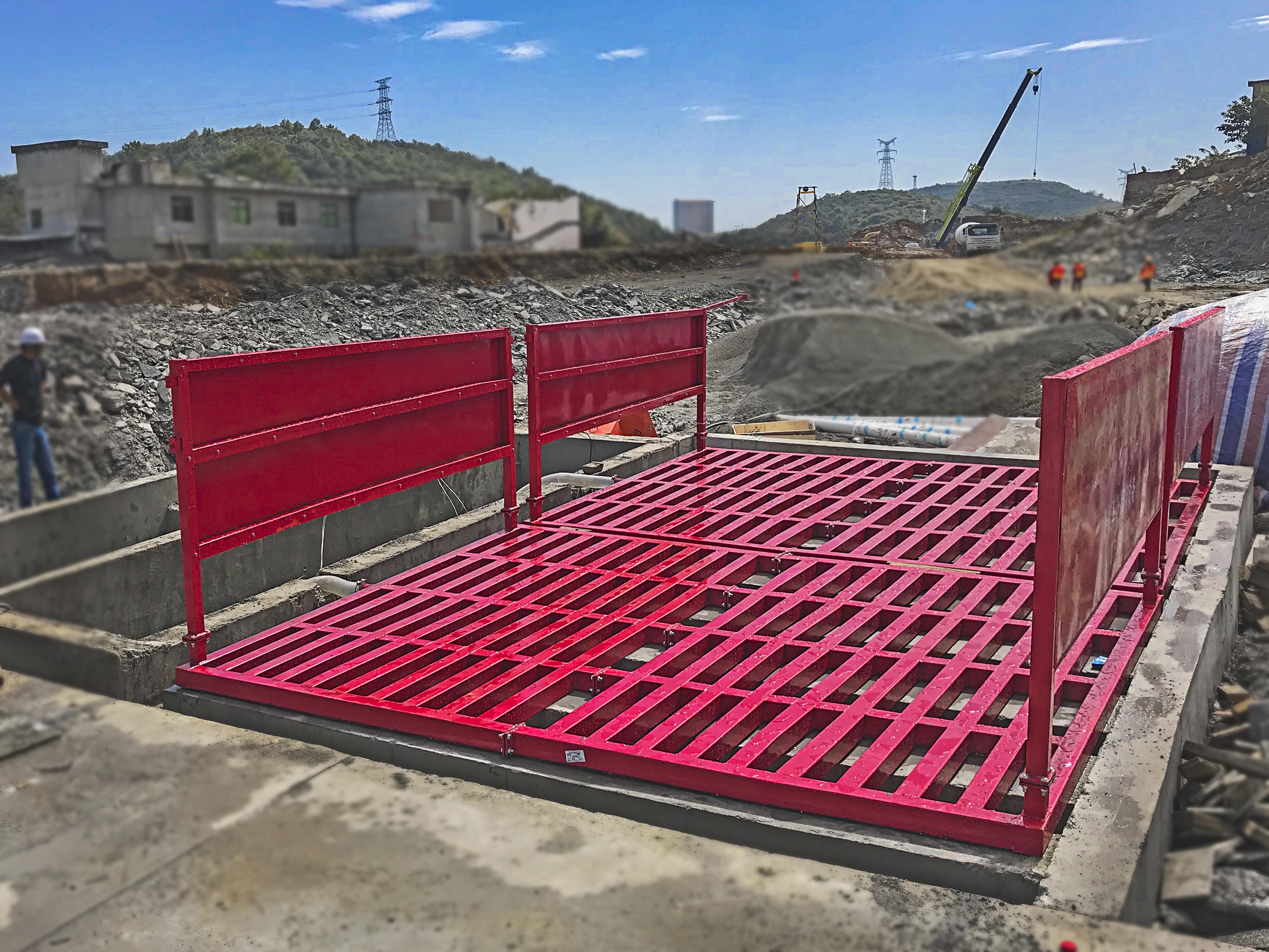 贵阳工地洗车平台 贵州煤矿洗车池洗轮机