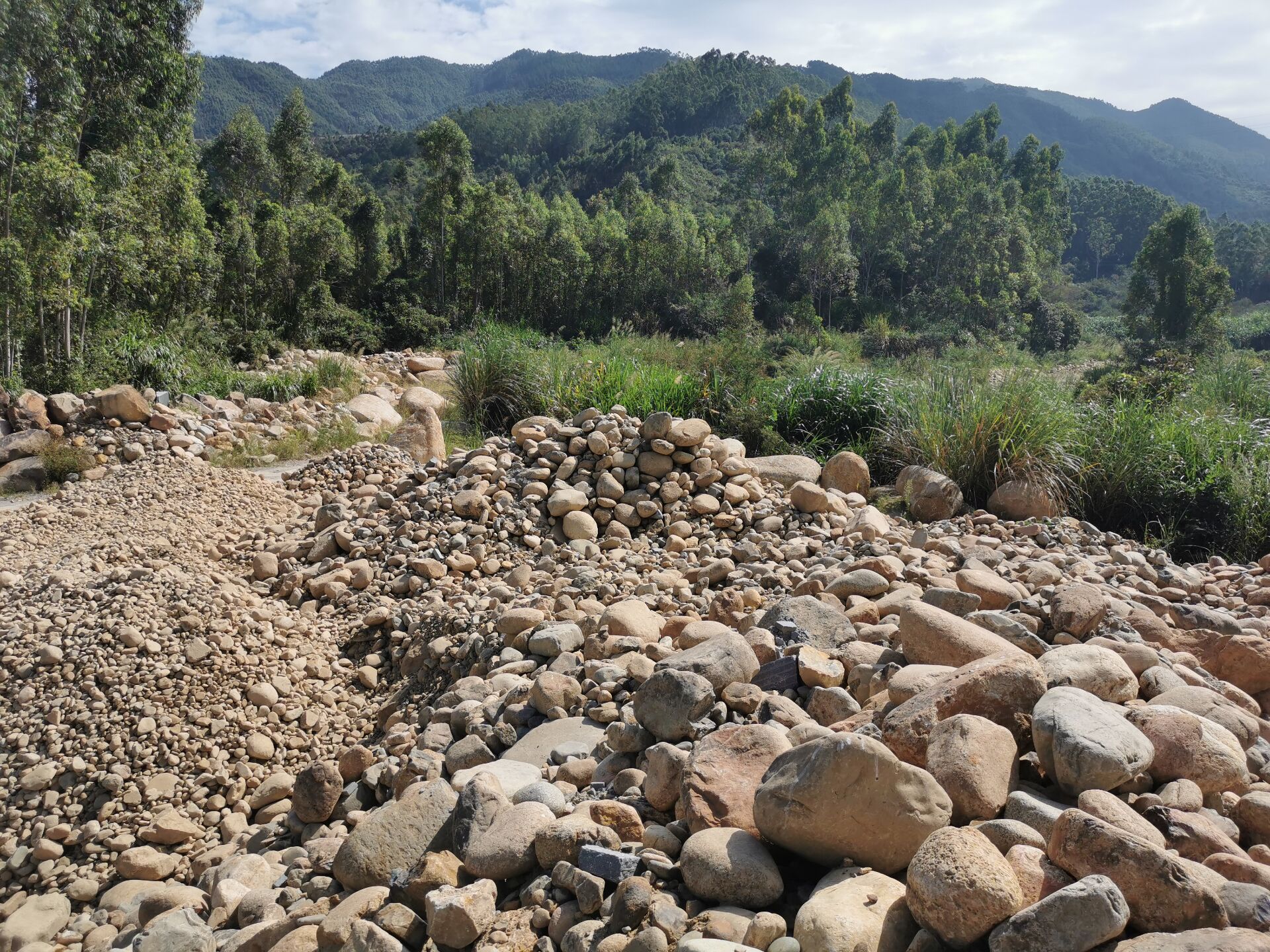 鹅卵石过滤器 小溪石河道石园林铺面鹅卵石