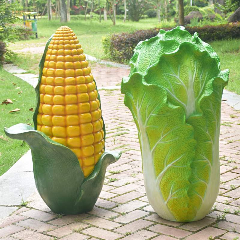 玉米雕塑 清远农耕文化雕塑小品 宏骏景观厂
