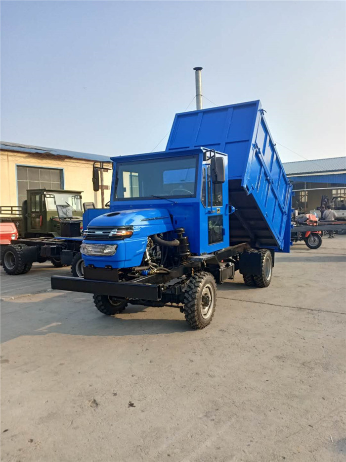 四驱四缸工程木材翻斗车