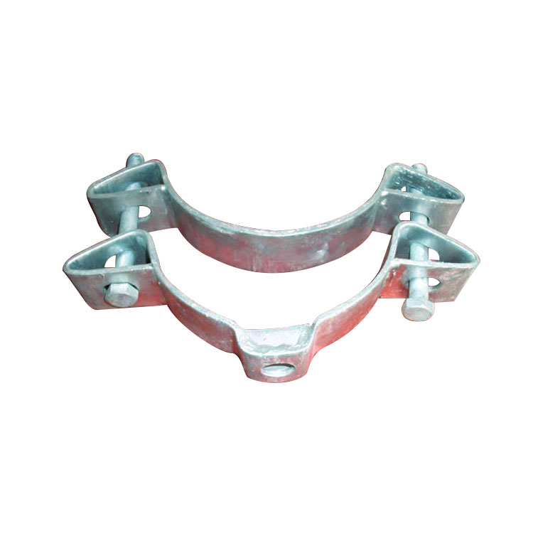 腾达品牌双顶双抱箍 方形抱箍 卡箍 电力定制产品