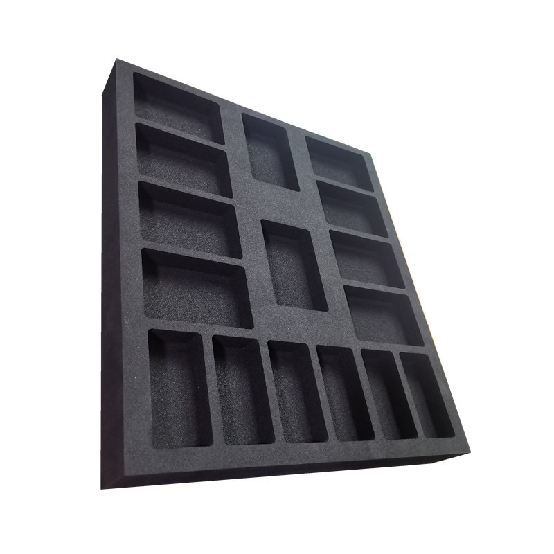 深圳定做eva防静电托盘 黑色泡棉雕刻成型内托厂家