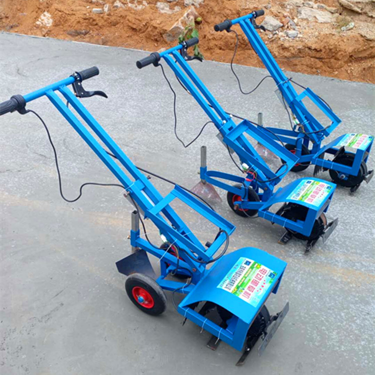 新款手推式割草机 多功能果园锄地除草机 小型锄草开沟机