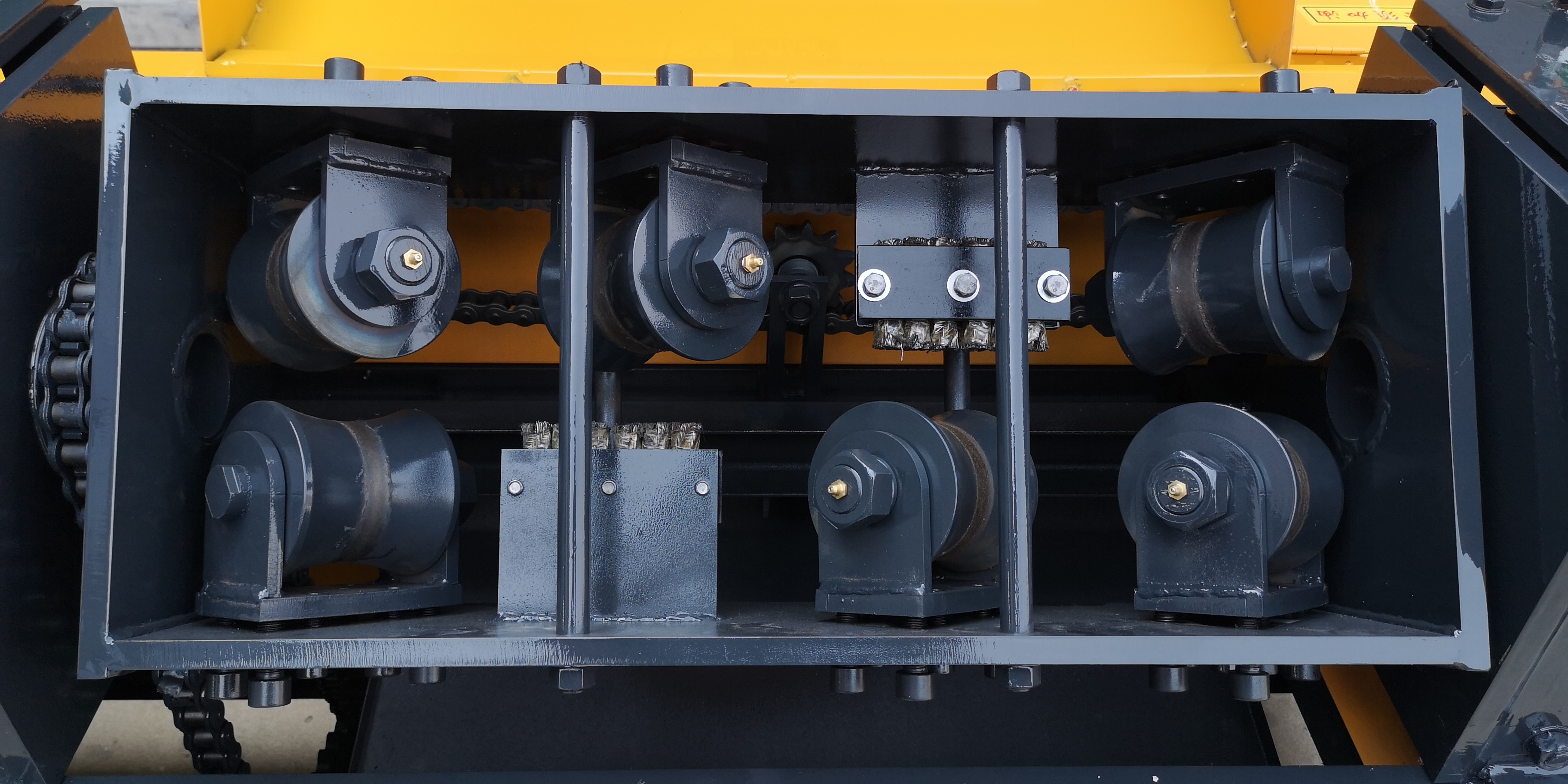 优惠促销迈吉小型钢管调直机建筑工地48架子管矫直机