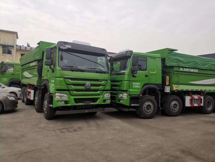 豪沃前二后八十轮新型渣土车380马力配置价格