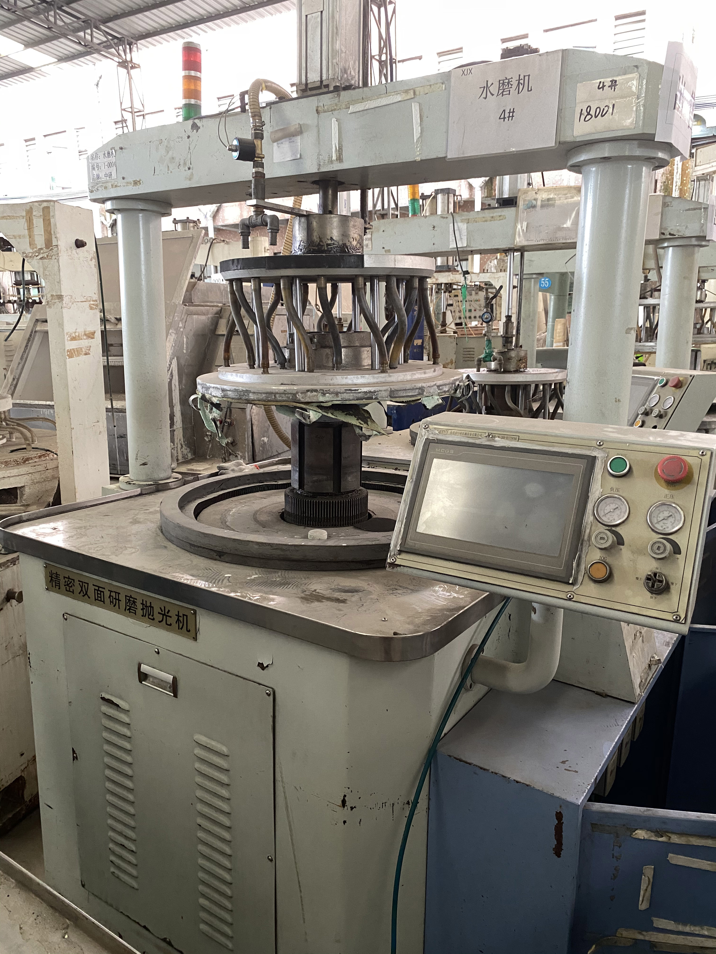 转让5台日本创技16b双面抛光平磨机