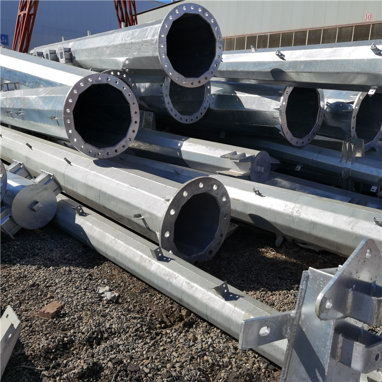 110kv电线杆厂家热镀锌电力钢杆15米钢管杆塔价格