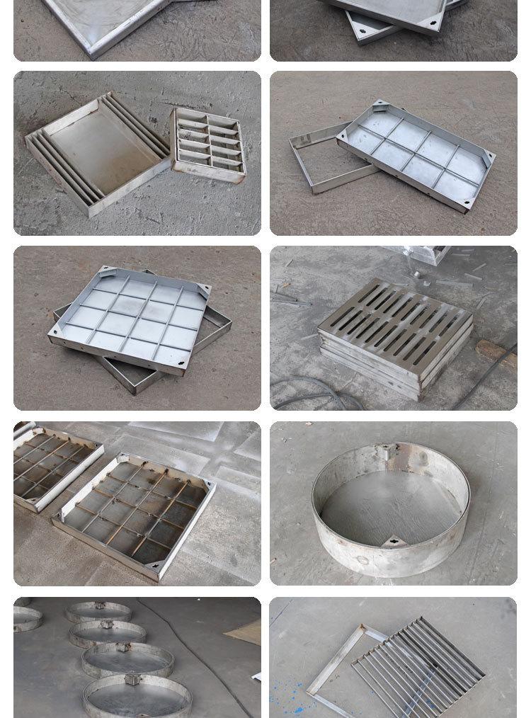 加工不锈钢井盖定制不锈钢沙井盖方形304不锈钢隐形井盖