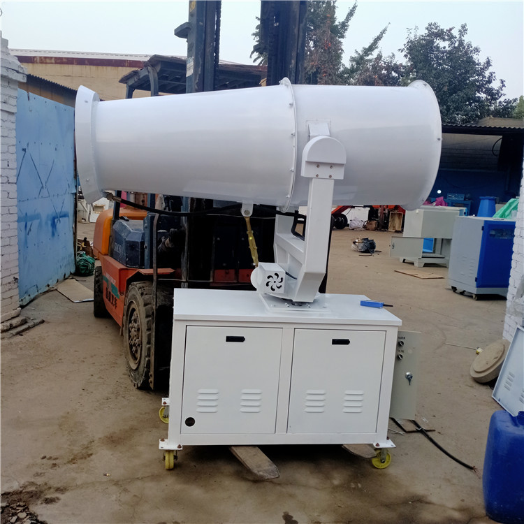 80米工业级喷雾机设备矿场工地水雾除尘奥沃科技雾炮机厂家