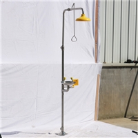 天津X-1紧急冲淋洗眼器 重庆304不锈钢挂壁式洗眼装置