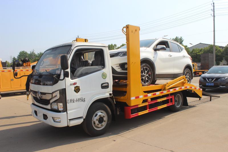 润力双层清障车深圳地区专卖二位板轿运车厂家