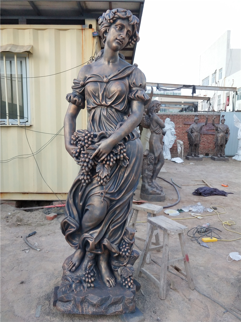 四季女神雕塑 玻璃钢西方人物雕塑制作厂家