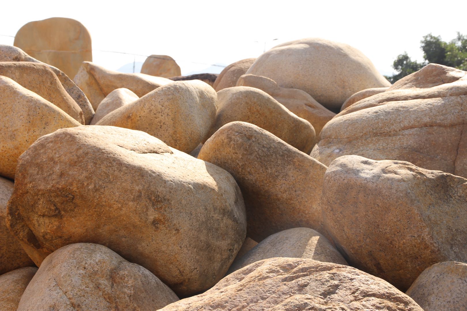 景观石一手货源供应 麻石园林点缀 庭院点缀石 绿化石