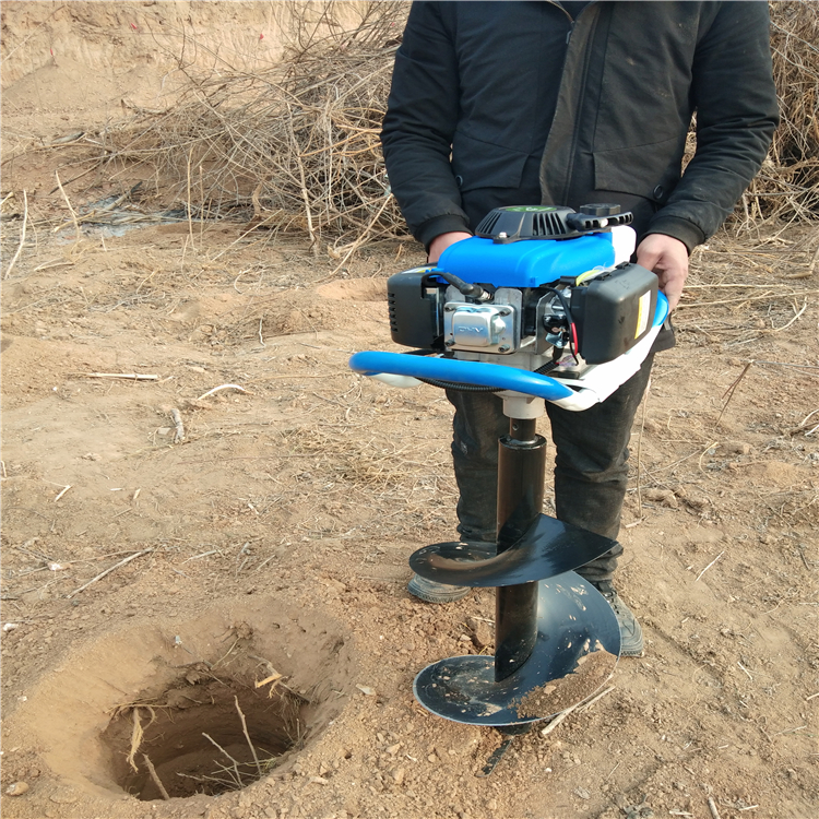 四冲程地钻挖坑机大动力好帮手